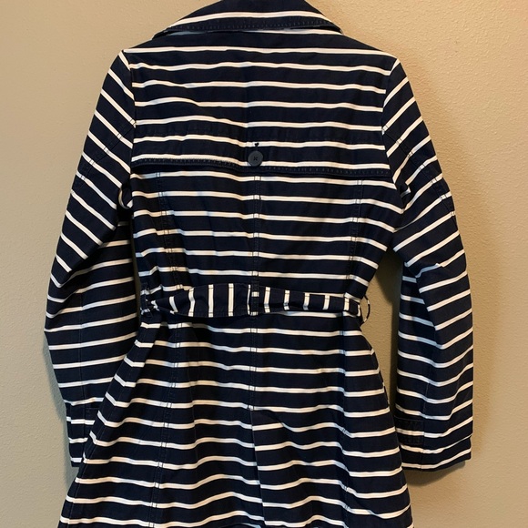 Navy and White Striped Jacket - Picture 2 of 4